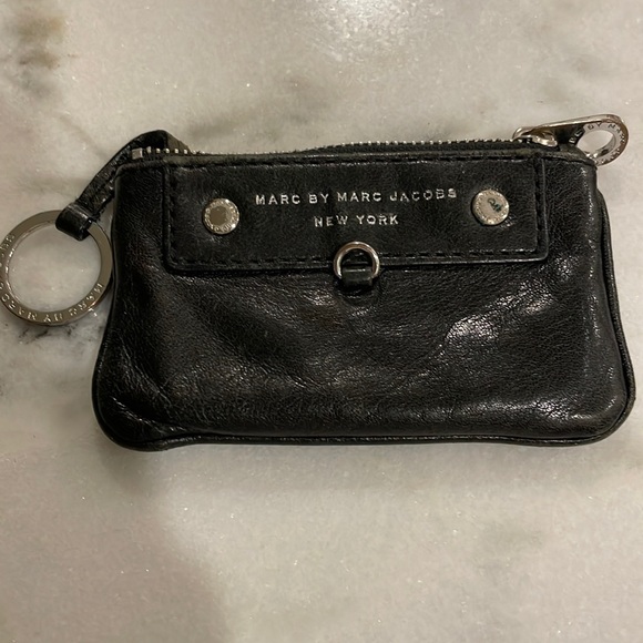 Marc by Marc Jacobs key ring with credit card and coin purse - Picture 1 of 4